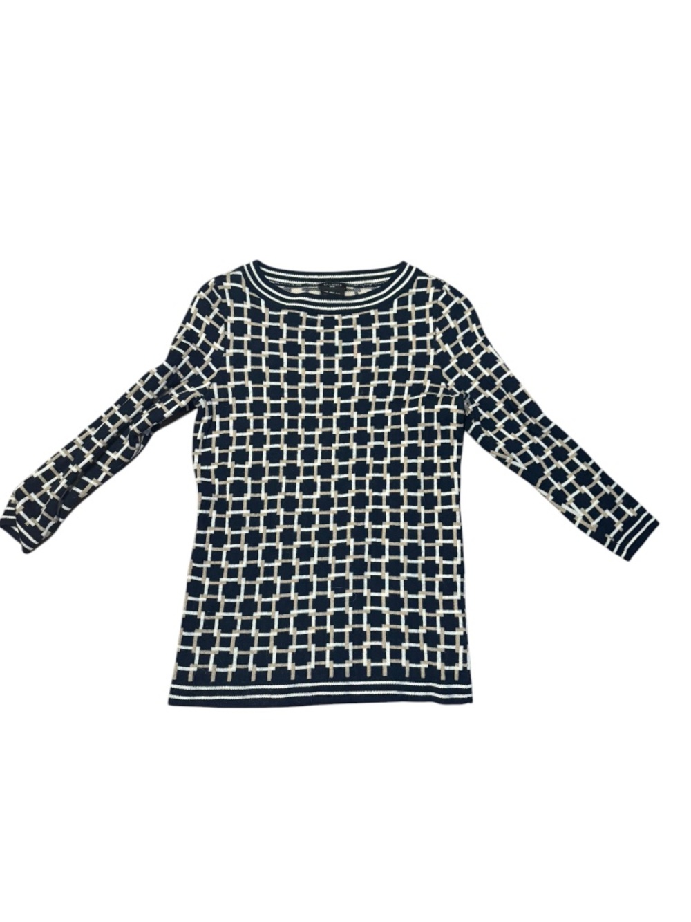 Talbots blue merino wool sweater s